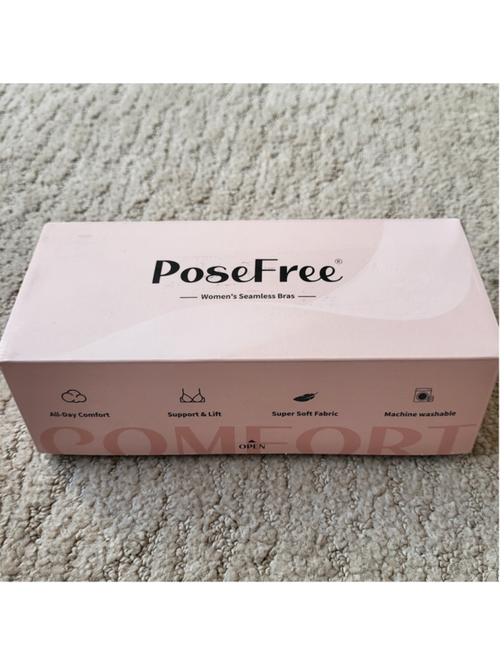 Women’s Wireless Front Closure Everyday Bra – PoseFree – Nude – Size XL – NWT - Picture 13 of 16